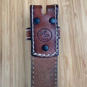 Silver Creek Leather Co. Top Grain Genuine Leather Belt Size 36 C70235 Unisex